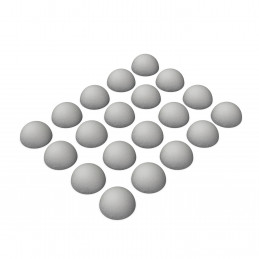 EVA Foam Half Balls 20mm and EVA Foam rivets to simulate armor rivets and cosplay props