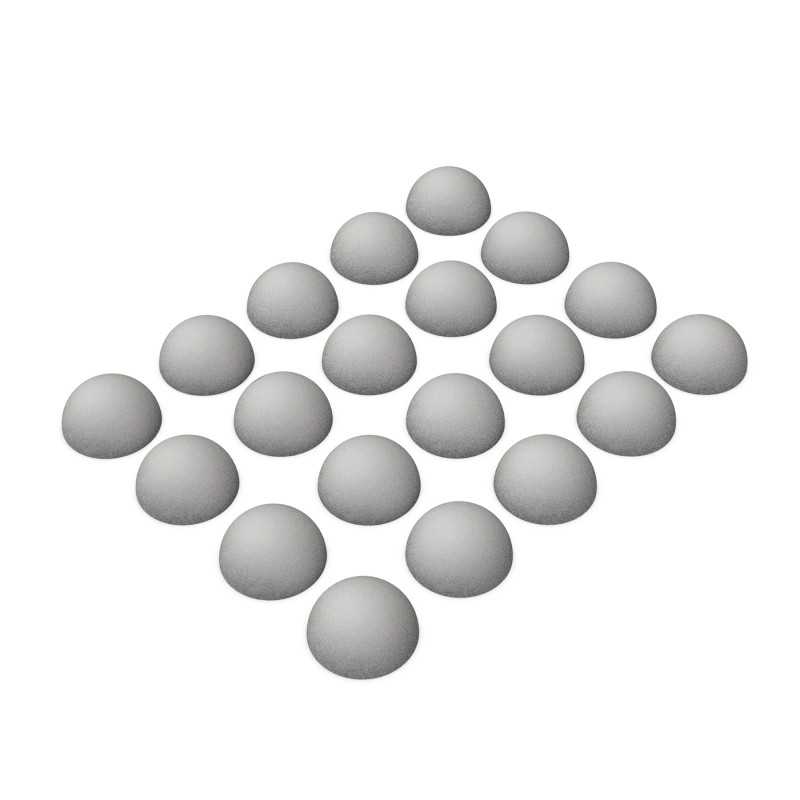 Demi-boules en mousse EVA 20mm pour simuler les rivets sur les armures et les props de cosplay