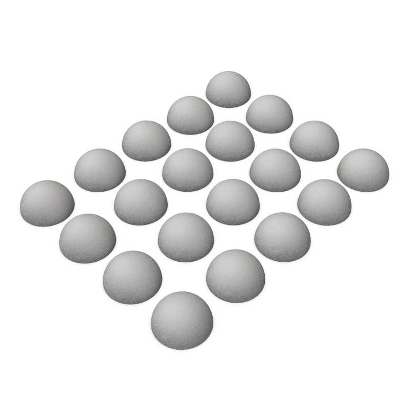 Demi-boules en mousse EVA 30mm pour simuler les rivets sur les armures et les props de cosplay Demi-boules en mousse EVA 30mm pour simuler les rivets sur les armures et les props de cosplay