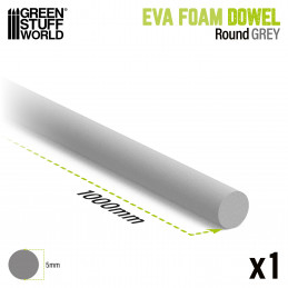 EVA foam dowels - Round for Cosplay 5mm
