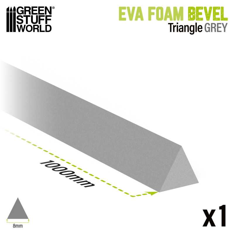 EVA foam bevels 8mm - Triangle for Cosplay EVA foam bevels 8mm - Triangle for Cosplay