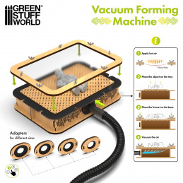 Vacuum Forming Machine | Vacuum former for thermoplastics such as Thermoart and Worbla