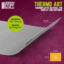 Cosplay ThermoArt Armor Grey | Thermoplastic material