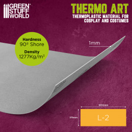 ThermoArt Armor Grey | Thermoplastic material