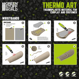 Cosplay ThermoArt Smooth | Smooth thermoplastic material for Cosplay, Modeling, and Crafting
