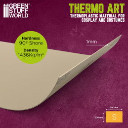 Cosplay ThermoArt Smooth | Smooth thermoplastic material for Cosplay, Modeling, and Crafting