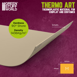 Cosplay ThermoArt Smooth | Smooth thermoplastic material for Cosplay, Modeling, and Crafting