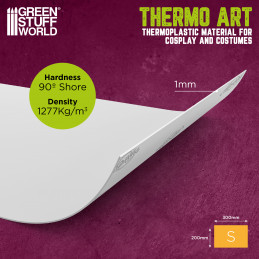 Cosplay ThermoArt Pearly White | Thermoplastic material