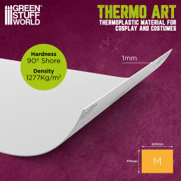 Cosplay ThermoArt Pearly White | Thermoplastic material