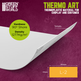 Cosplay ThermoArt Pearly White | Thermoplastic material