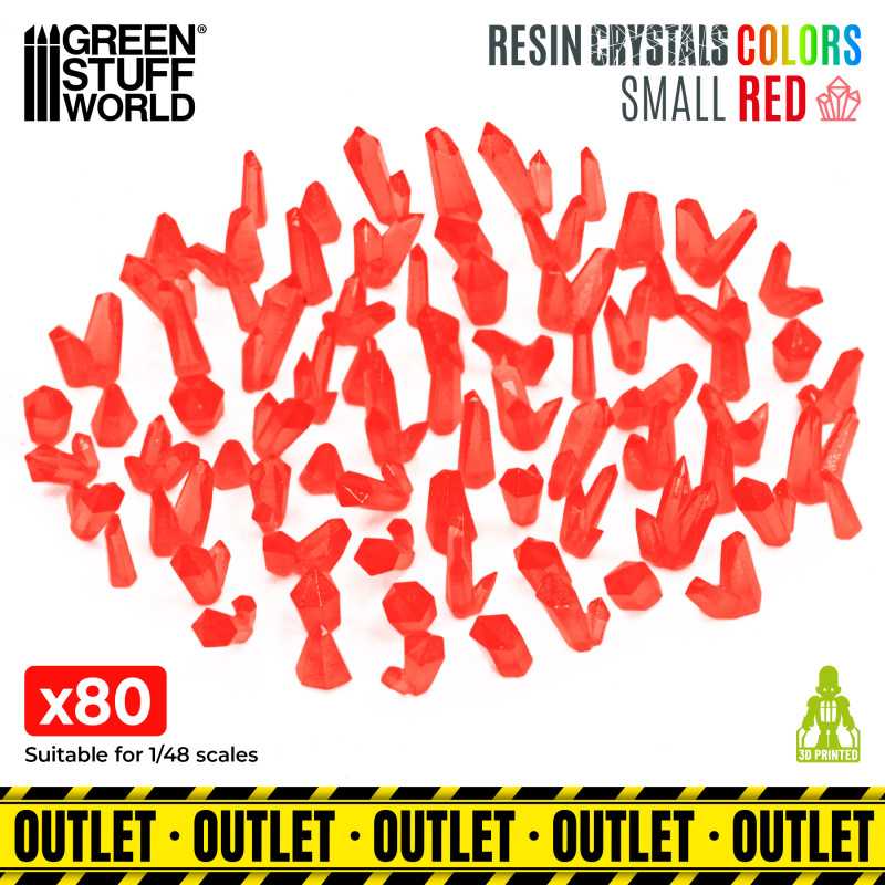 Cristalli in Resina ROSSO - Piccoli | Bits in Resina Trasparente Cristalli in Resina ROSSO - Piccoli | Bits in Resina Trasparente