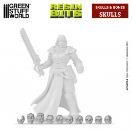Totenschädel | Totenköpfe Kompatible Warhammer skulls