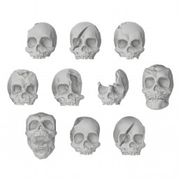 Totenschädel | Totenköpfe Kompatible Warhammer skulls