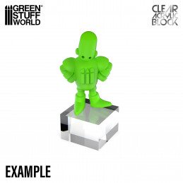 Acrylic Display Block 60x60x30mm | Acrylic plexiglas stand