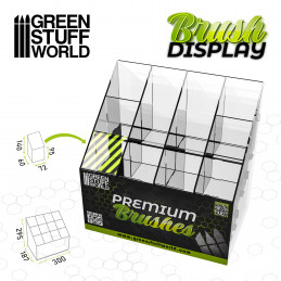 Brush Display Rack - LARGE | Paint Displays