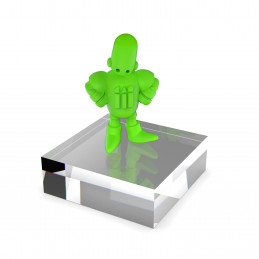 Acrylic Display Block 120x120x30mm