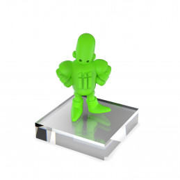 Acrylic Display Block 100x100x15mm