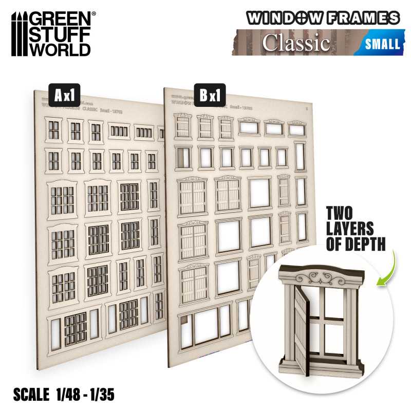 Miniatur Fenster - Klassische - Klein Miniatur Fenster - Klassische - Klein