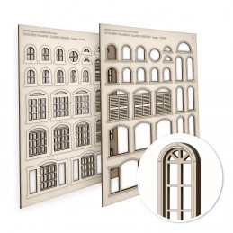Arched Classic Miniature Windows - Large