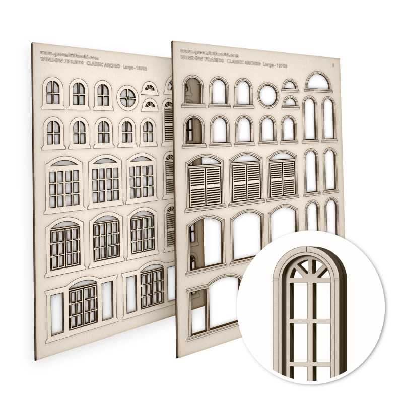 Ventanas Clásicas en arco - Grandes Ventanas Clásicas en arco - Grandes