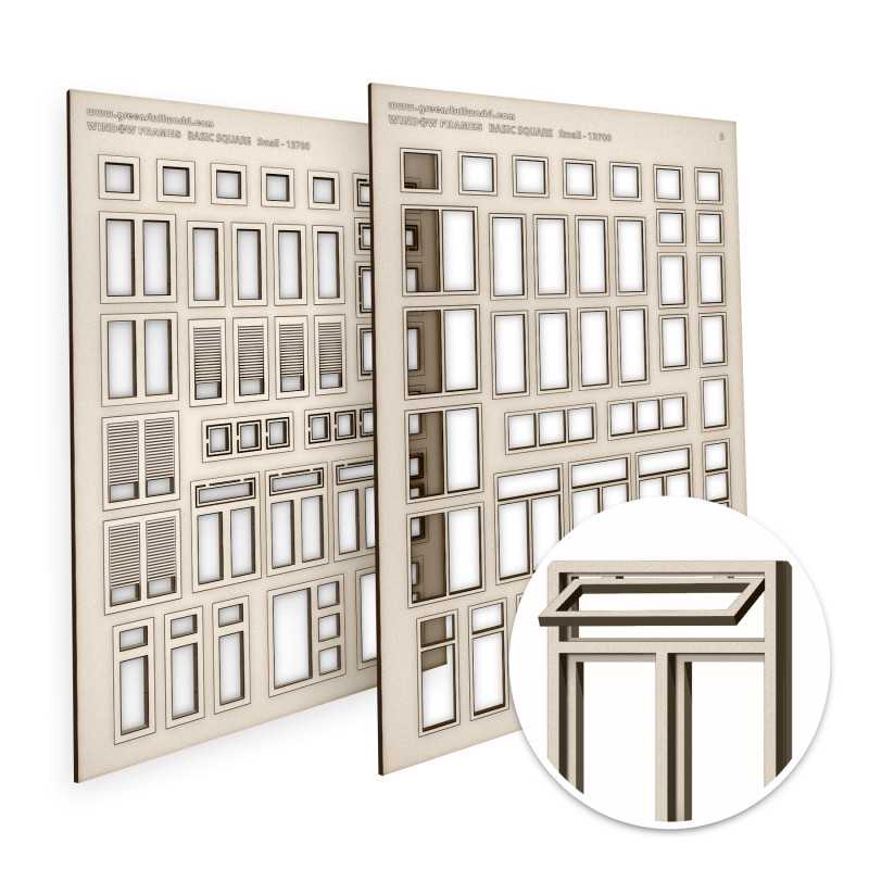 Ventanas Cuadradas Básicas - Pequeñas Ventanas Cuadradas Básicas - Pequeñas