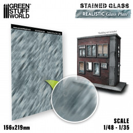 Realistic Glass Plate - Stained Glass