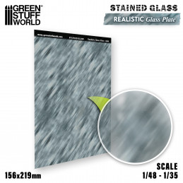Realistic Glass Plate - Stained Glass