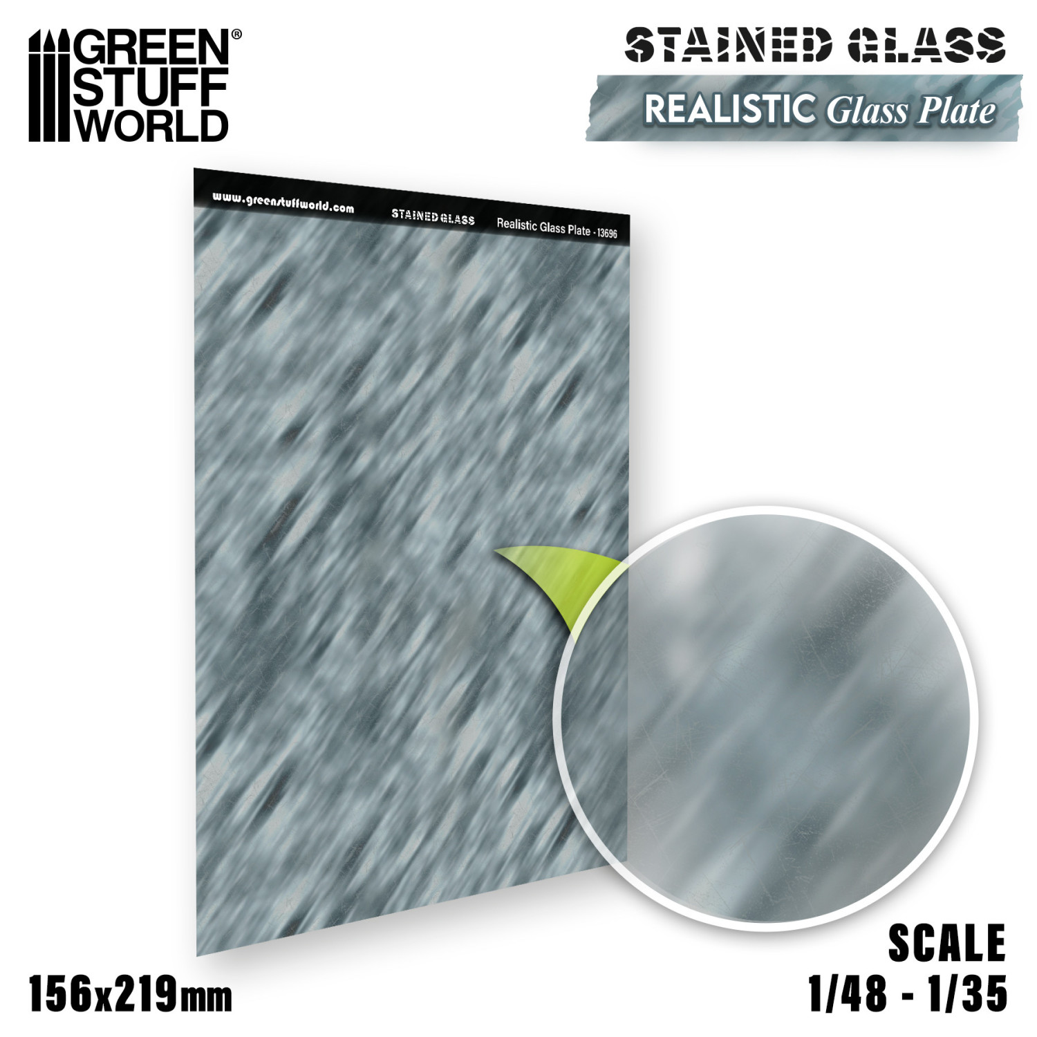 Plaque de verre réaliste | Vitraux Miniatures effet réaliste - GSW