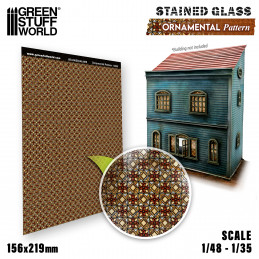 Ornamental Pattern Stained Glass