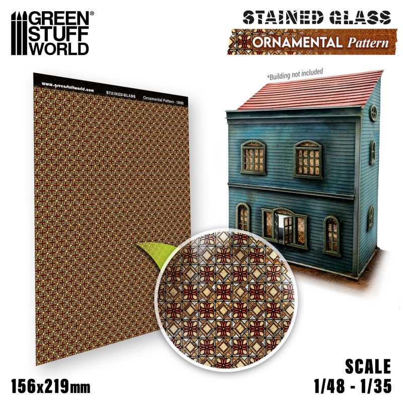 Ornamental Pattern Stained Glass