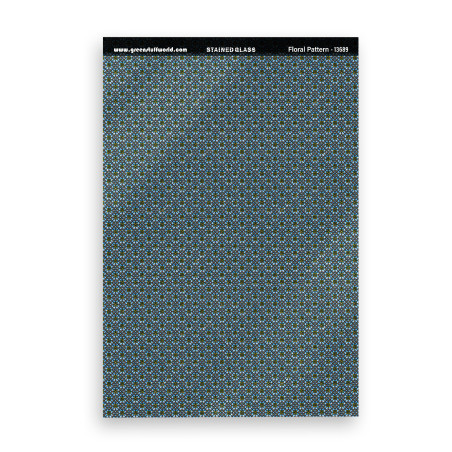Vitraux Miniatures - Motif floral - GSW