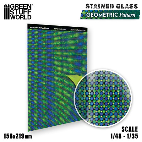 Geometric Pattern Stained Glass - GSW