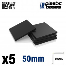 Plastic Square Bases 50mm | Warhammer Old World Bases