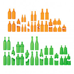 Bottiglie di Vino e Birra in resina | Articoli in resina