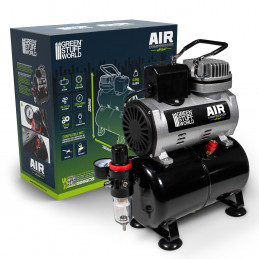 Air compressor with Tank for airbrush​ | Air compressor by Green Stuff World