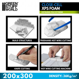 Closed cell XPS foam 30mm | Closed cell extruded polystyrene foam