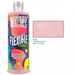 Peinture souple Rose 240ml | Peinture flexible