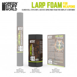 Espuma LARP 10mm para filos de espadas