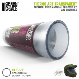 Cosplay ThermoArt Transparent | Clear thermoplastic material for thermoforming