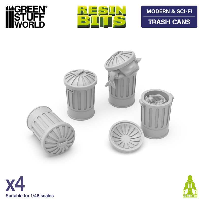 Trash Cans | Litter bins for dioramas, scale models, and board games Trash Cans | Litter bins for dioramas, scale models, and board games