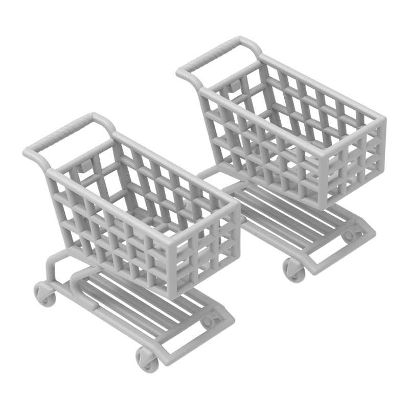 Chariot de supermarché | Chariot de magasin pour dioramas, maquettes et jeux de société en résine 3D Chariot de supermarché | Chariot de magasin pour dioramas, maquettes et jeux de société en résine 3D