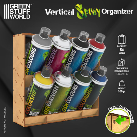 Support Pour Canette Aérosol - Support Pour Canette Aérosol | Support De Rangement Pour Flacons Pulvérisateurs | Support De Stockage Pour Bombes Aérosols Jusqu'à 9 Supports, Organisateur De Bouteilles