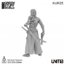 Cyberpunk Unit 9 Figures - Kurze 54mm