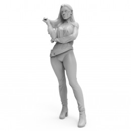 Figurines Ciberpunk Unit 9 - Luna 54mm