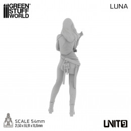 Figurines Ciberpunk Unit 9 - Luna 54mm