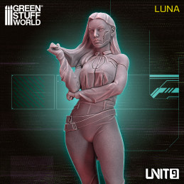 Cyberpunk Unit 9 Figures - Luna 54mm