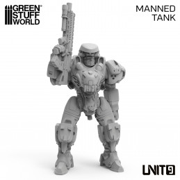 Figuras Ciberpunk Unit 9 - Manned Tank 54mm