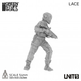 Cyberpunk Unit 9 Figures - Lace 54mm