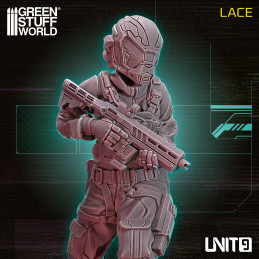 Cyberpunk Unit 9 Figures - Lace 54mm