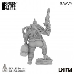 Cyberpunk Unit 9 Figures - Savvy 54mm